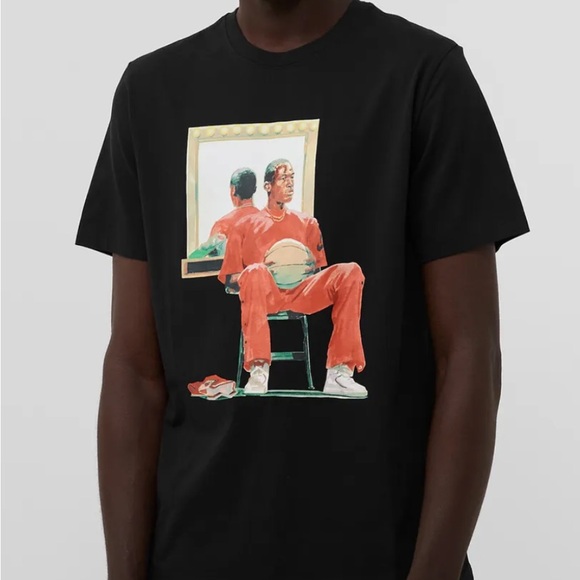 Nike Air Jordan Flight Artist Series By Jacob Rochester Black T-Shirt  Size XL. - Picture 13 of 13
